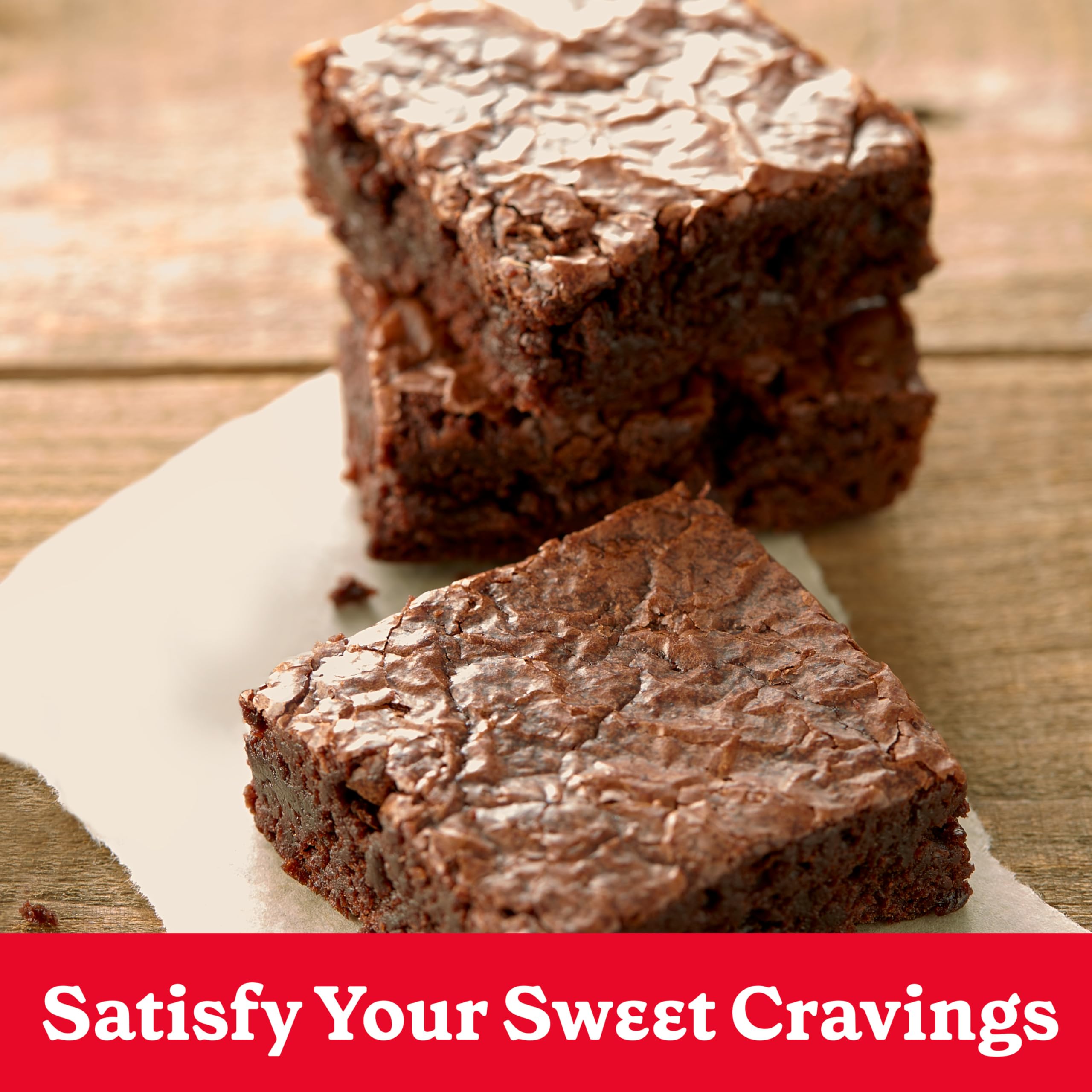 Betty Crocker Lower Sugar Brownie Mix, Double Chocolate Fudge, No Artificial Sweeteners, 14.7 oz - Image 6