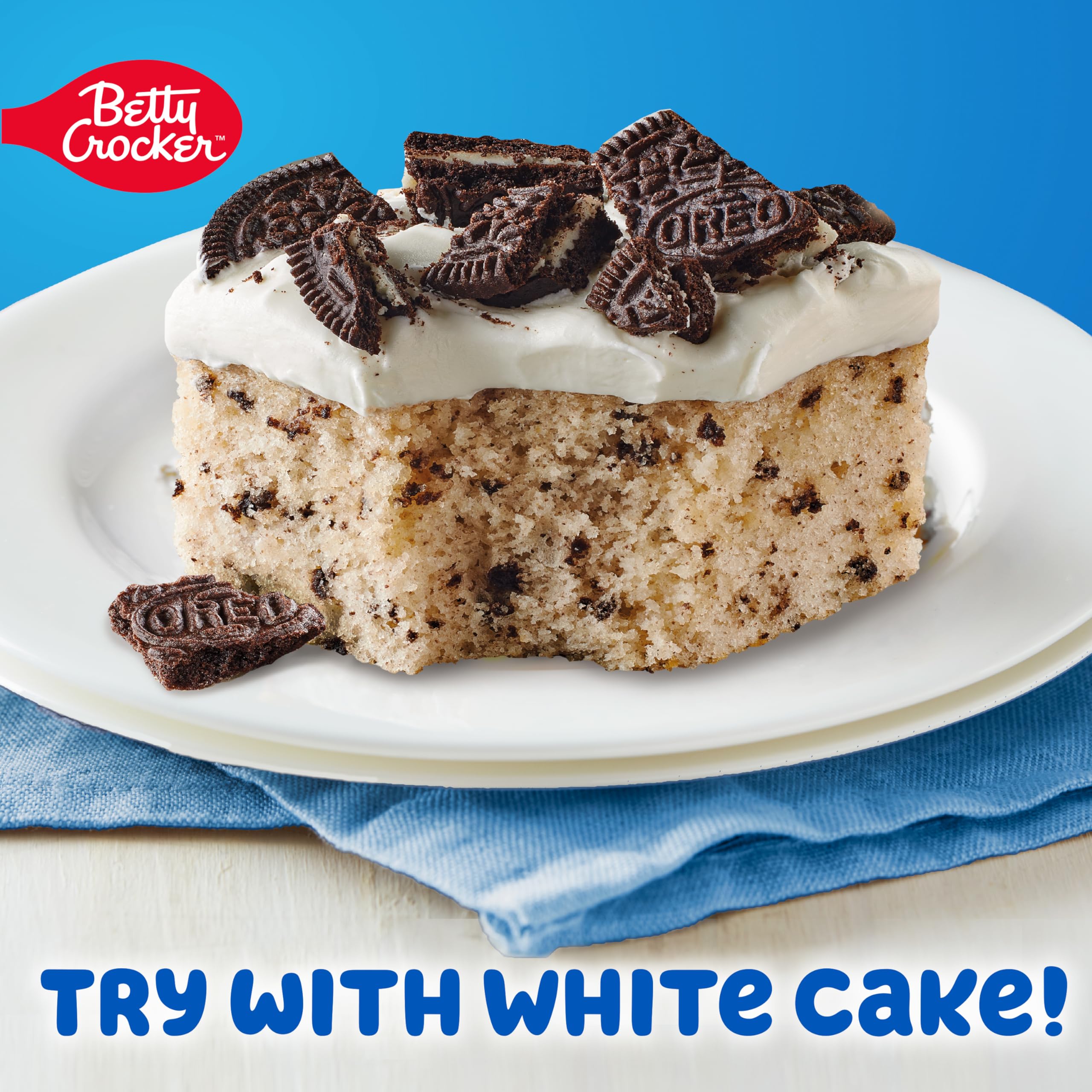 Betty Crocker OREO Creme Flavored Whipped Frosting, Gluten Free Frosting, 12 oz - Image 5