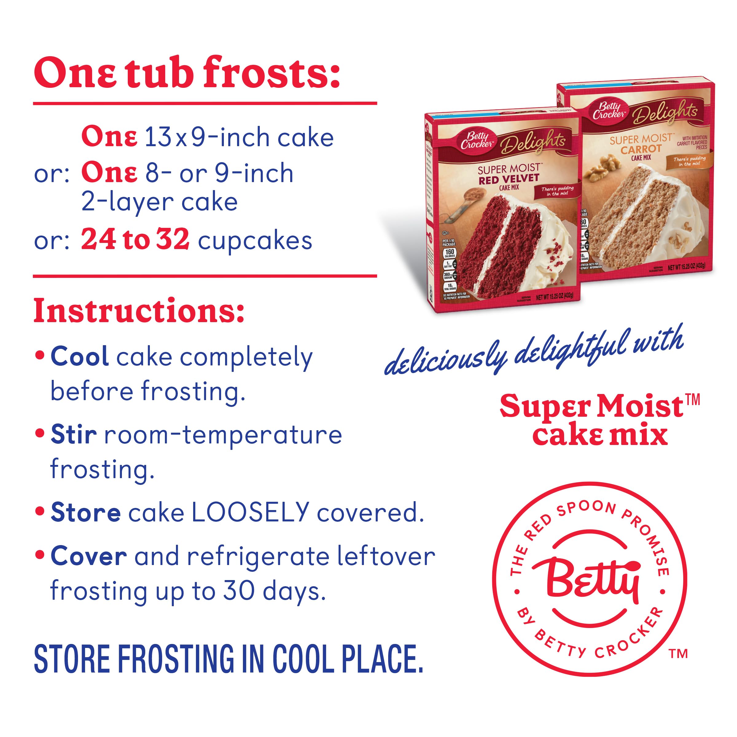 Betty Crocker Rich and Creamy Cream Cheese Frosting, Gluten Free, 16 oz - Image 7